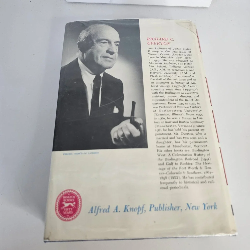 Burlington Route‎ History of Burlington Lines Richard C Overton Hardcover Book